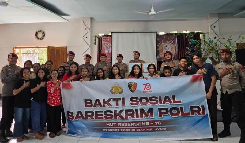 Merayakan HUT Reserse ke-78: Polisi Berbagi dengan Anak Yatim