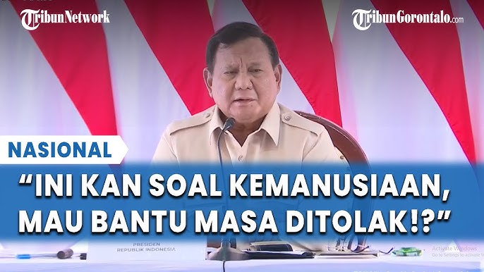 Prabowo Terima Bantuan Banjir: Langkah Bijak dari Tantangan
